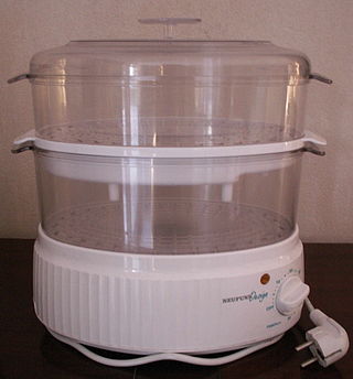 <span class="mw-page-title-main">Food steamer</span> Kitchen appliance