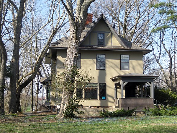 Stevenson's boyhood home in Bloomington, Illinois