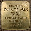 Stolperstein Prinzregentenstr 9 (Wilmd) Paula Tichauer.jpg