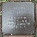 Stolperstein für Synagoge