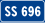 Мемлекеттік жол 696 Italia.svg