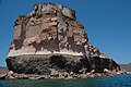 Ilha estratificada na Baixa Califórnia do Sul, México