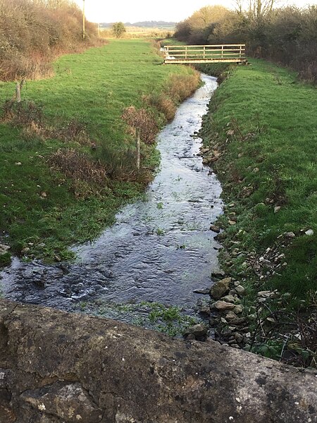 File:Stream at Llandow - geograph.org.uk - 4777584.jpg