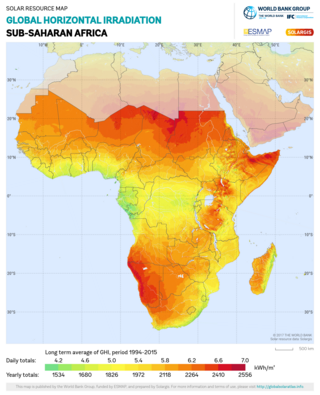 <span class="mw-page-title-main">Solar power in Africa</span>