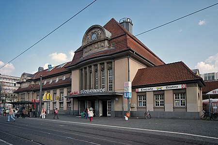 Suedbahnhof Ffm Bahnhofsgebaeude