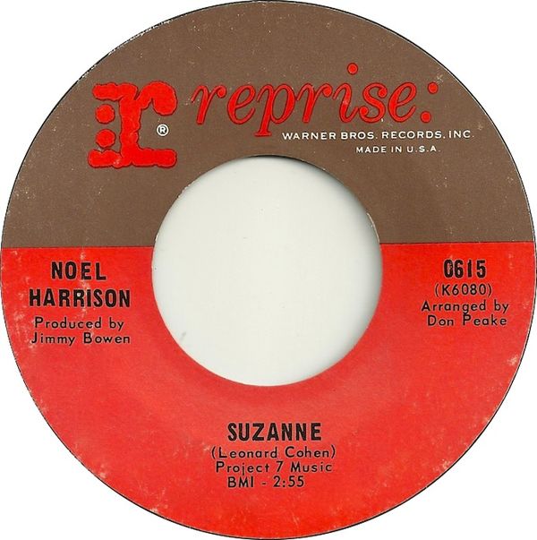 A-side label of Noel Harrison recording (US release pictured)