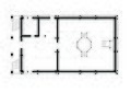 Plan du rez-de-chaussée de la synagogue