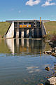 Dam on Speed River in Guelph, Ontario