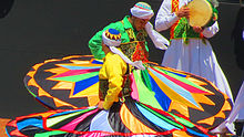 Egyptian tanoura dancers Tanoura Dance, Egypt.jpg