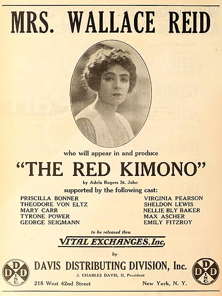 The Red Kimono advertisement in Motion Picture News, 1925