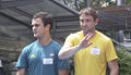 Australian olympians Todd Kidd and Jarrod Fletcher (?)