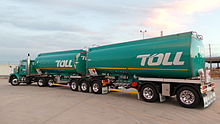 A Toll fuel tanker Toll Liquids 20m tanker (13684983933).jpg