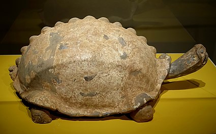 Tortoise, Sichuan province, China, Eastern Han dynasty, 1st-2nd century AD, earthenware with traces of calcified green lead glaze - Portland Art Museum - Portland, Oregon - DSC08542.jpg