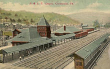 Coraopolis station shortly after its construction Train-Station-Post-Card-early20th.jpg