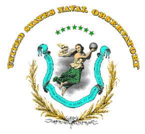 The Seal of the USNO with a quote from the Astronomica by Marcus Manilius, Adde gubernandi studium: Pervenit in astra, et pontum caelo conjunxit [Increase the study of navigation: It arrives in the stars, and marries the sea with heaven]. U.S. Naval Observatory-seal.gif