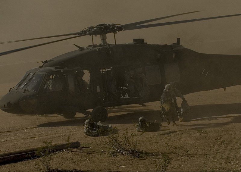 File:U.S. Soldiers with the Scout platoon, Headquarters, Headquarters Company, 1st Battalion, 158th Infantry Regiment, Arizona Army National Guard participate in exercises at Florence Military Reservation, Arizona 120107-A-KC921-172.jpg