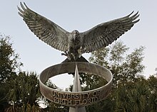 Iconic Osprey Statue outside of UNF Arena UNF Osprey Statue.JPG