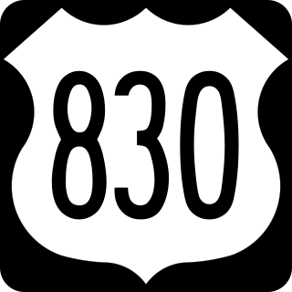 <span class="mw-page-title-main">U.S. Route 830</span> Former U.S. Highway in Washington, United States