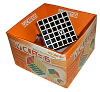 VCUBE - CUBE 6X6 EN COULEUR (FORME ARRONDIE)