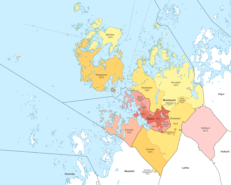 File:Vaasa ja Mustasaari kuntaliitokset.svg