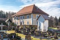 English: Norheastern view with cemetery Deutsch: NO-Ansicht mit Friedhof