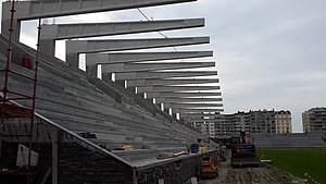 The Versluys Arena under renovation (2016)