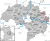 Lage der Verwaltungsgemeinschaft Wörth an der Donau im Landkreis Regensburg