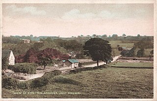 <span class="mw-page-title-main">Stretton railway station</span> Former railway station in Derbyshire, England