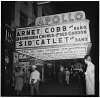 Vue de l'Apollo Theatre, New York, N.Y., entre 1946 et 1948