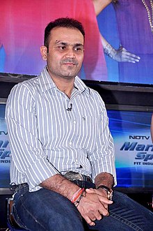 Virender Sehwag at the NDTV Marks for Sports event 13.jpg