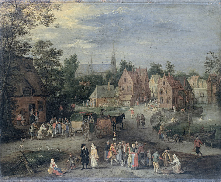 File:Vlaams dorp Rijksmuseum SK-A-126.jpeg