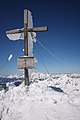 Deutsch: Waldhorn 2702 m, Gipfelkreuz, Steiermark, Ennstal English: Waldhorn 2702 m, summit cross, Schladminger Tauern, Austria, Styria