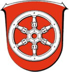 Wappen der Stadt Gernsheim (Schöfferstadt)