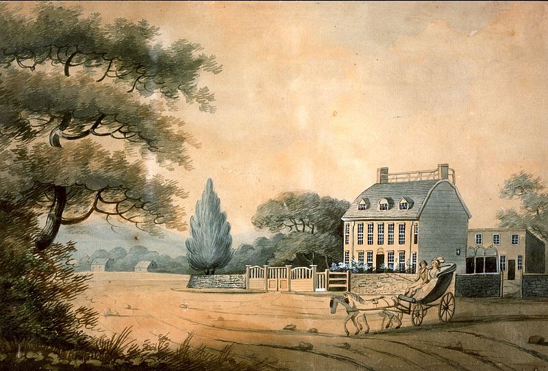 File:Watercolor of the Old House of the Adams family, 1798.jpg