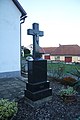 Čeština: Kříž v Zadním Zhořci, okr. Žďár nad Sázavou. English: Wayside cross near chapel in Zadní Zhořec, Žďár nad Sázavou District.