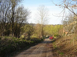 Wełdkówko Village in West Pomeranian Voivodeship, Poland