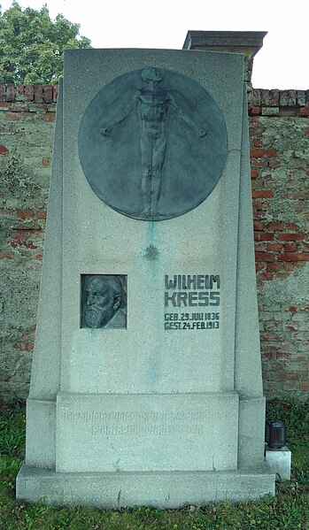 File:Wilhelm Kress tombstone Vienna 2019-09-08.jpg