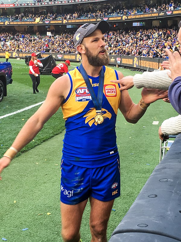 Schofield after the 2018 AFL Grand Final