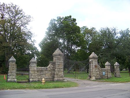 Woodlawn Cemetery Gate