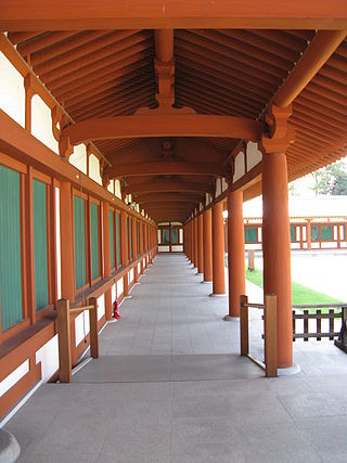 <i>Kairō</i> Cloister-like part of a Japanese Buddhist temple