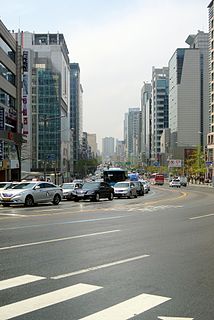 Donggyo-dong Place in South Korea