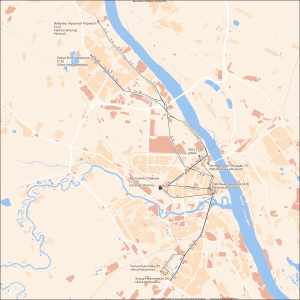 Mapa del trolebús de Yaroslavl 2022-04.svg