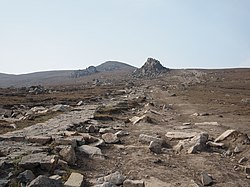 涿鹿县与北京市门头沟区境界线上的东灵山