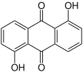 1,5-Dihydroxyanthrachinon, auch Anthrarufin.