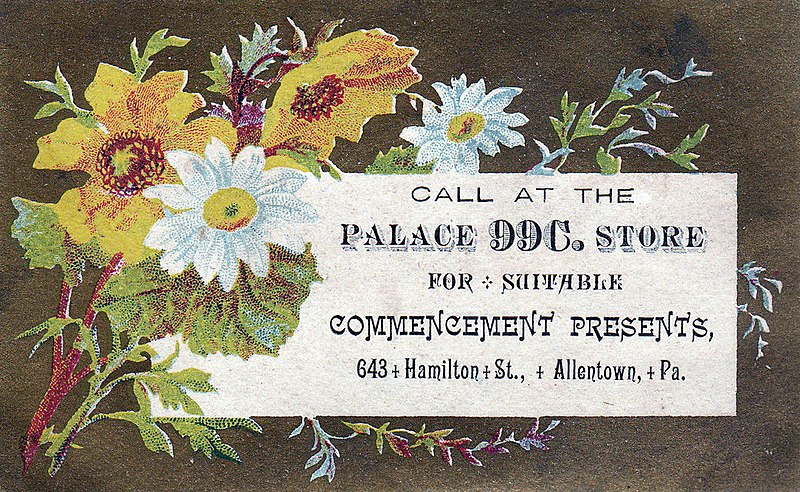 File:1870 - Reliable 99c Store - Trade Card - Allentown PA.jpg