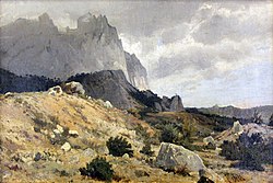 The rocky landscape 1889