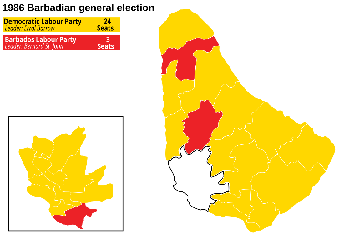 Elecciones generales de Barbados de 1986