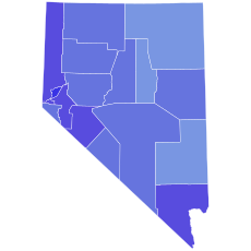 1986 Nevada gubernatorial election results map by county.svg