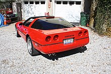 1990 C4 Corvette Rear Drivers side