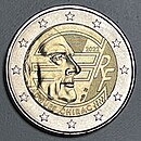 Jacques Chirac, President of the French Republic for two terms, was a major architect of the European construction. As such, he was President when the Euro was introduced in 2002. The coin was issued in January 2022 to the 20th anniversary of the introduction of the Euro.